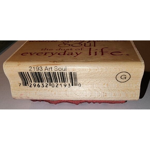 Hampton Art Stamps Diana Kovacs The Moon Rose Art Soul 2193 Wooden Rubber Stamp - Picture 3 of 4